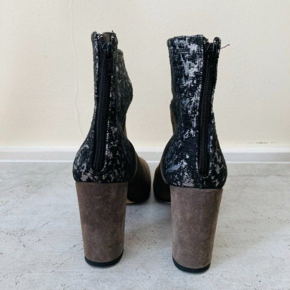 Anthropologie Cubanas Ciara Glitter Heeled Boots - Picture 6 of 16